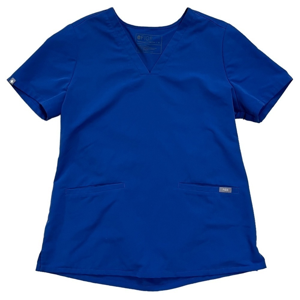 Figs Women’s Medical scrub top blue Size M